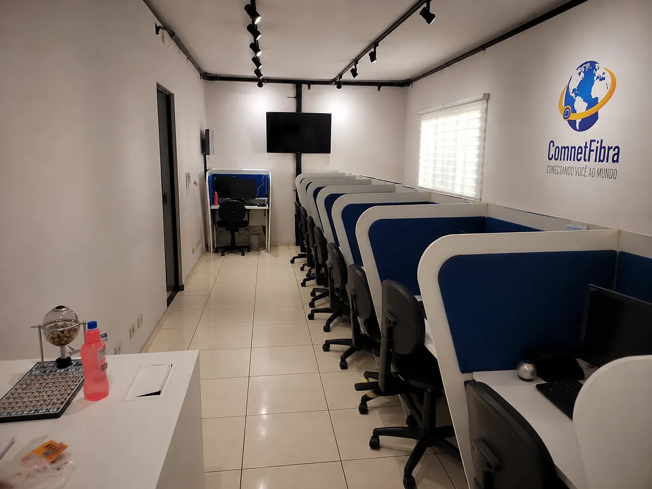 Estrutura interna de atendimento da ComnetFibra
